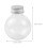 Bouteille de jus vide, ampoule, récipient pour boisson, 50 pièces 3