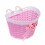 Panier avant de vélo pour filles avec rubans à pompons 3