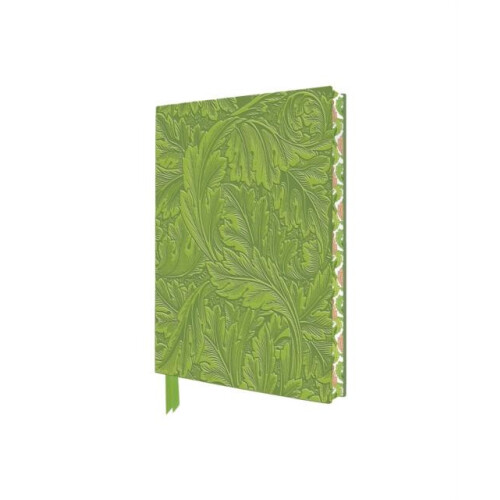 William Morris Acanthus Artisan Art Pocket Notebook Flame Tree Journal