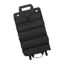 Strong Fabric Tool Organiser Roll Up Storage Bag for-Black