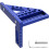 Règle de mesure 3D multi-angles en alliage d'aluminium, métrique, 1 pièce 5