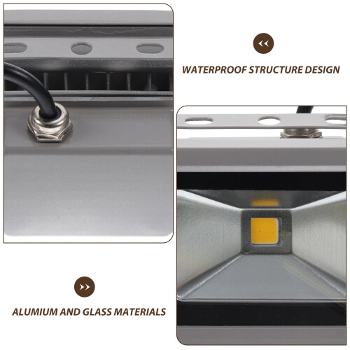 LED-spotlight Vattentät utomhus 10W varmvit 2