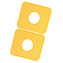 Inserts d'évier stables à 2 unités pour une répartition-Jaune
