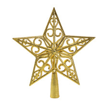 Décoration de Noël pour sapin de Noël en forme d'étoile creuse (1 pièce)