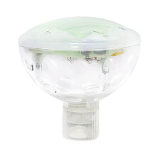 Luminária solar flutuante para lago, LED RGB, para jardim externo.