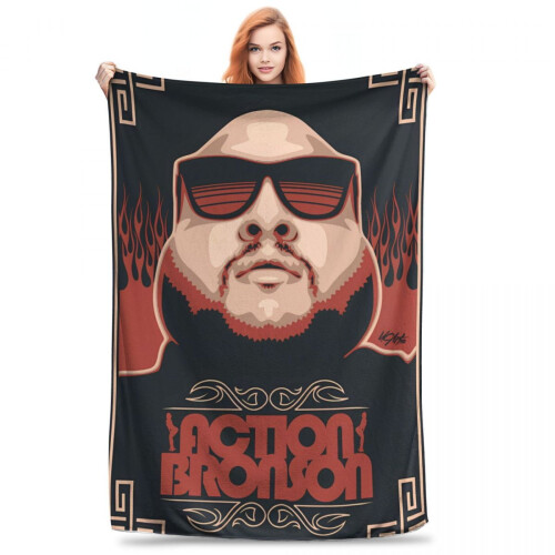 Action Bronson flanellen deken 40" x 30"