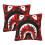Housses de coussin Ba-Pe, 56 x 56 cm, lot de 2 1