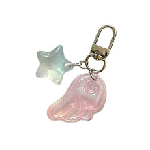 Dreamy Angelic Keychain Phone Chain Vintage Themed-Pink