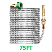 WSYW garden water hose stainless steel 75 ft