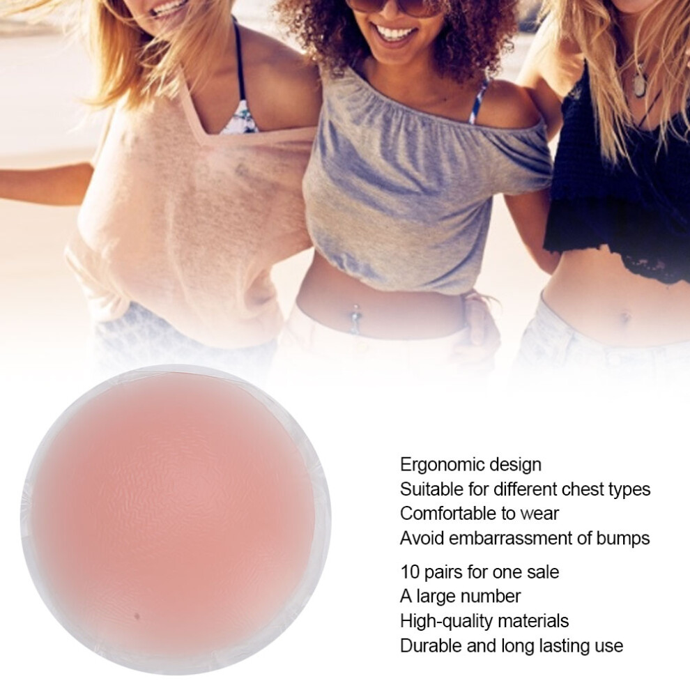 Silicone Nipple Concealers 10 Pairs Round