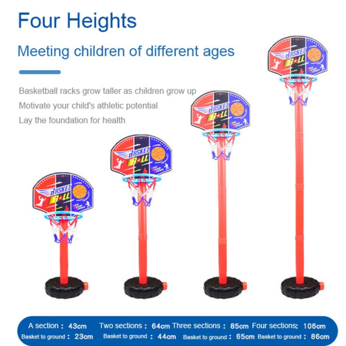 Kids Basketball Hoop with Adjustable Height Backboard 2