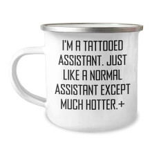 Campingmugg med tatueringsdesign - 355 ml