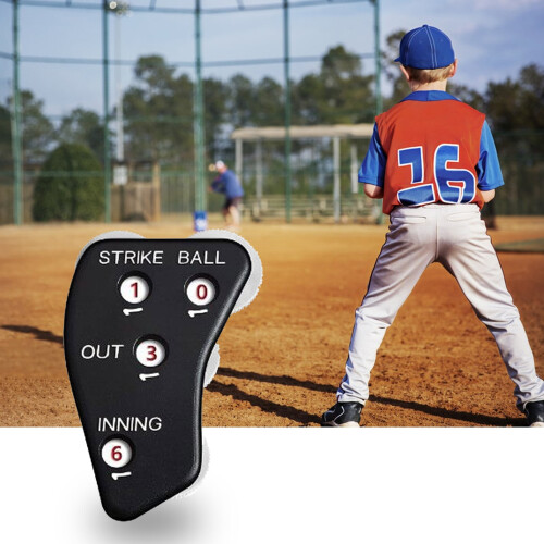 Baseball umpire clicker black 4-wheel counter 1