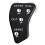 Baseball umpire clicker black 4-wheel counter 3
