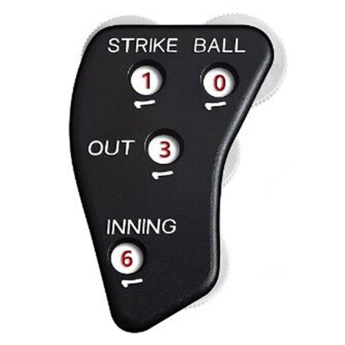 Baseball umpire clicker black 4-wheel counter 2
