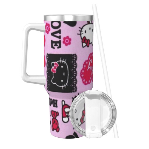 Hello Kitty personalisierter 40oz Edelstahlbecher 1