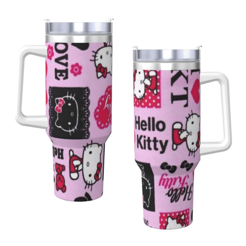 Hello Kitty personalisierter 40oz Edelstahlbecher 2