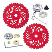 9-Zoll-Gartentrimmer aus Aluminiumlegierung mit 36 Zähnen und Adapter