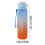 Gourde PAVEOS bleue 1L avec paille 1