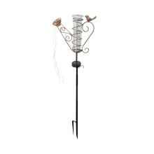 Lampe solaire de jardin YOBOLK à piquet, blanc chaud, 16 LED