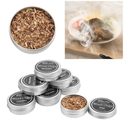 Whiskey wood chips smoking kit 8 pieces 2