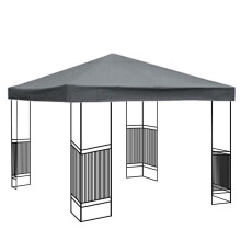Toile de remplacement pour tonnelle de patio 10 pi x 10 pi 300D