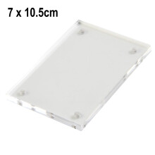 Transparent akrylbildram 7x10,5 cm magnetiskt stativ