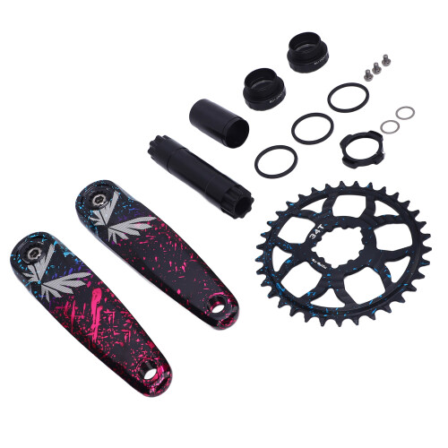 Hollow Crankset for Mountain Bikes
