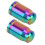 2 Pack Titanium Bike Valve Dust Caps 2