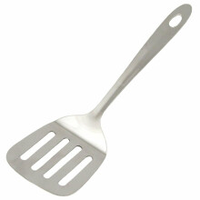 Serveringsspade i rustfritt stål med hull 23 cm