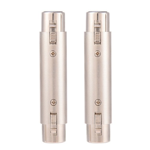 2Pcs 3-Pin XLR Female Joiners