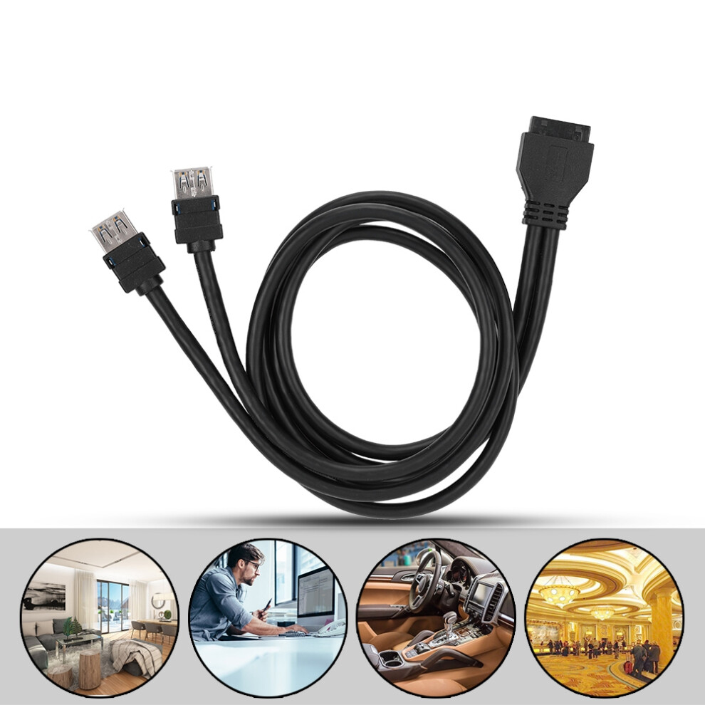 Usb 3.0 19/20 Pin Front Panel Cable 0.8M 7790334285336
