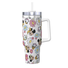 Pohár Mickey Mouse z nehrdzavejúcej ocele 40 oz s rúčkou a
