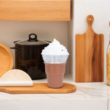 Haushalts-Eismaschine, 450 ml, Braun, USB