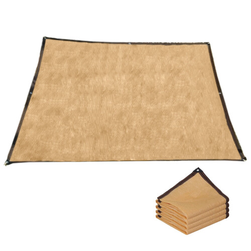 Χακί Πανί Σκίασης 10'x10' UV Block 95% 1