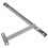 2Pcs Adjustable Silver Window Limiter Hinge Steel for Home Security 10