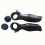 Mountain Bike Vice Handlebars Black 3 Pairs 6