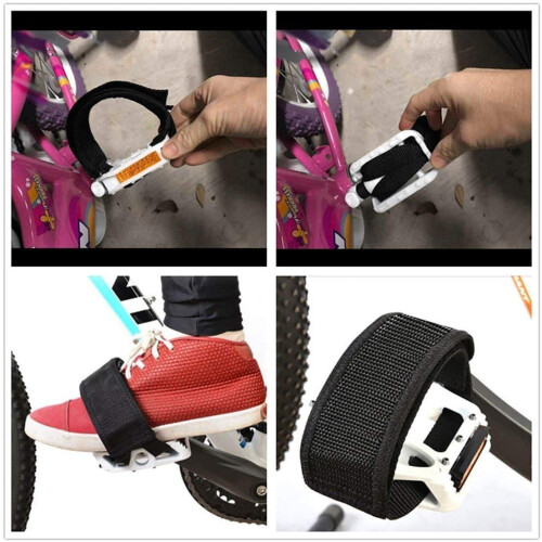 Bicycle pedal straps toe clips 1 pair 1