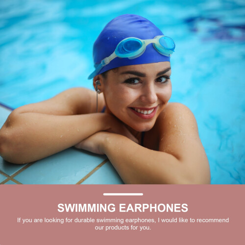 Swim Earplugs Waterproof Plastic 2 Pcs 1