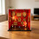 Unique Small Museums Shadows Box Craft Set for Anniversary-Red 7