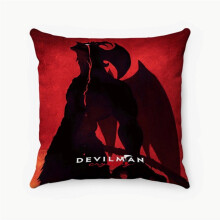 Devilman Crybaby donkere kussensloop 18x18 inch