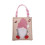 Conjunto de 6 Sacolas de Linho com Estampa de Decorações Natalinas 2
