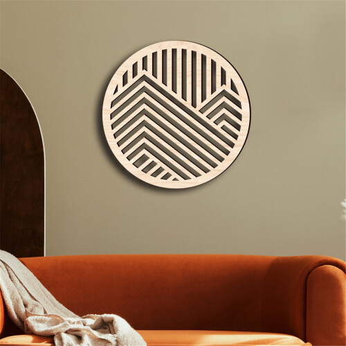 Rustic Wood Wall Art Modern Abstract Farmhouse Decor 2