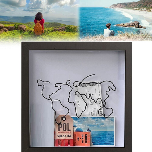 Shadow Box Picture Frame for Wall or Tabletop Display 2
