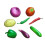 Plastic Vegetable Model Kitchen Ornament Set 7