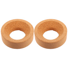Support pour flasque en liège, base ronde, lot de 2