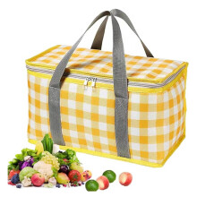 Piknik-eväslaukku Vedenpitävä Eristetty 20L Keltainen