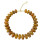 Collier de perles géométriques uniques fabriqués à la-Orange 1
