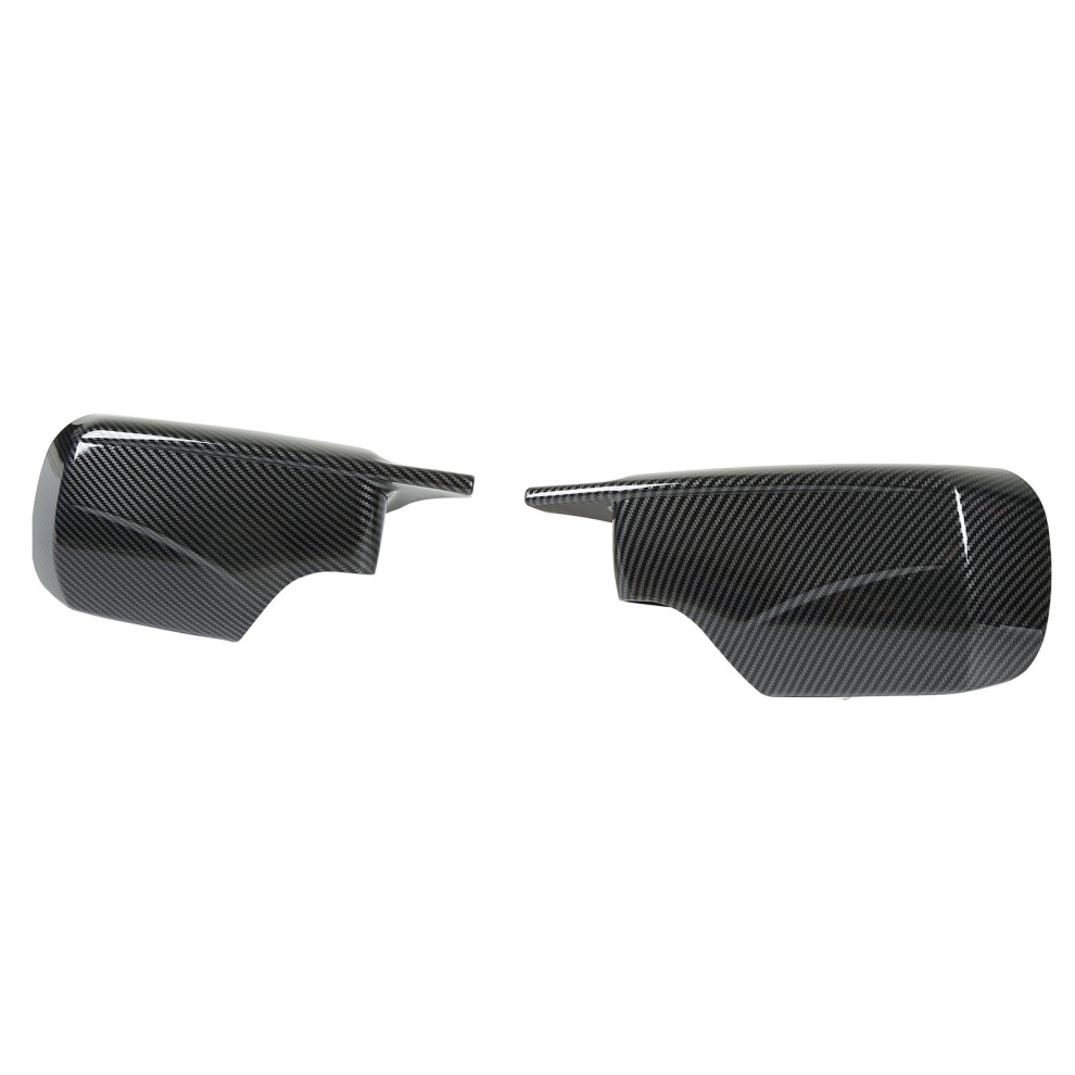 Carbon Look Horn Style E46 Mirror Covers 7790334291924