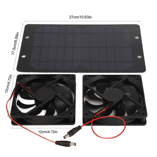 Solar Powered Fan 10W for RV